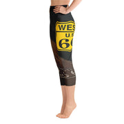 Route 66 Yoga Capri Leggings